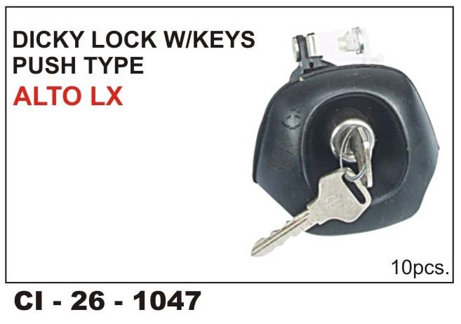 DICKY LOCK W/KEY ALTO
