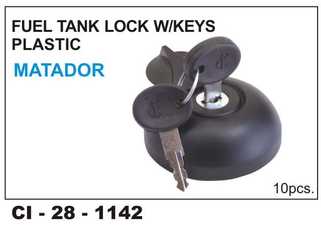 DT CAP W/KEY MATADOR, RTV, MINIDOR PVC