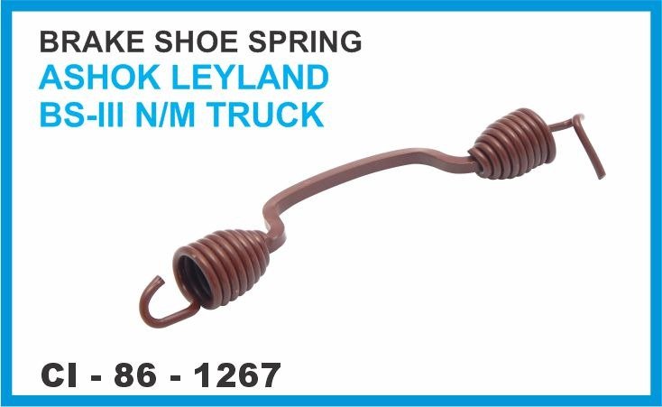 BRAKE SHOE SPRING ASHOK LEYLAND TRUCK BS3