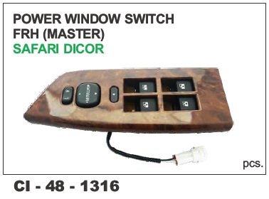 POWER WINDOW SWITCH SAFARI DICOR FRONT RH MASTER 