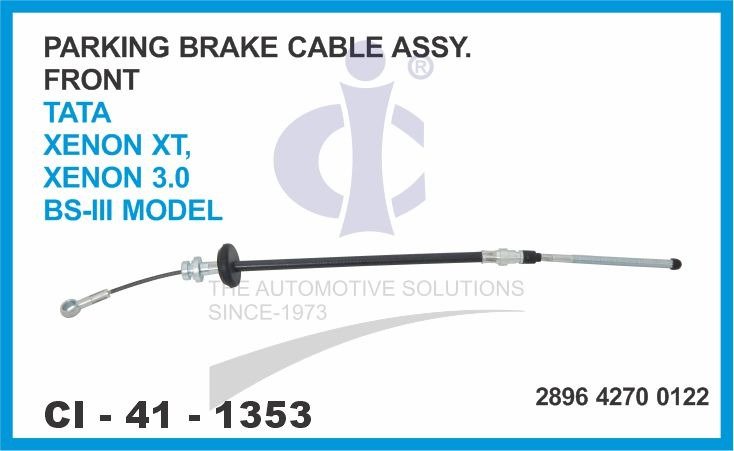 PARKING BRAKE CABLE ASSY FRONT TATA XENON XT,XENON3.0 BS3 MODEL