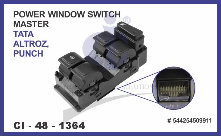 POWER WINDOW SWITCH (MASTER) TATA ALTROZ, PUNCH 