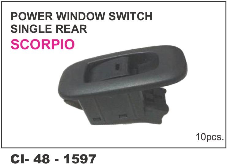 PW(POWER WINDOW SWITCH)SCORPIO REAR SINGLE N/M