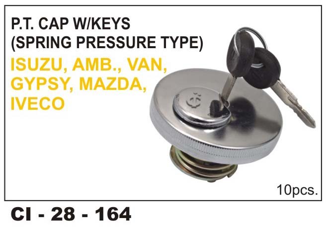 PT CAP TYPE-2 W/KEY VAN, GYPSY, ISUZU, MAZDA, IVECO