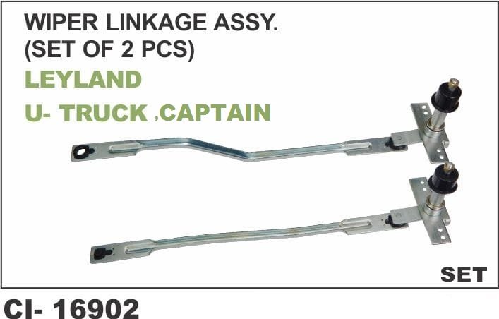 WIPER LINKAGE ASSY LEYLAND U-TRUCK (SET OF 2PCS)
