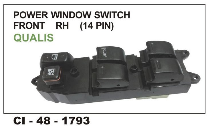 POWER WINDOW SWITCH QUALIS 14PIN FRONT RIGHT