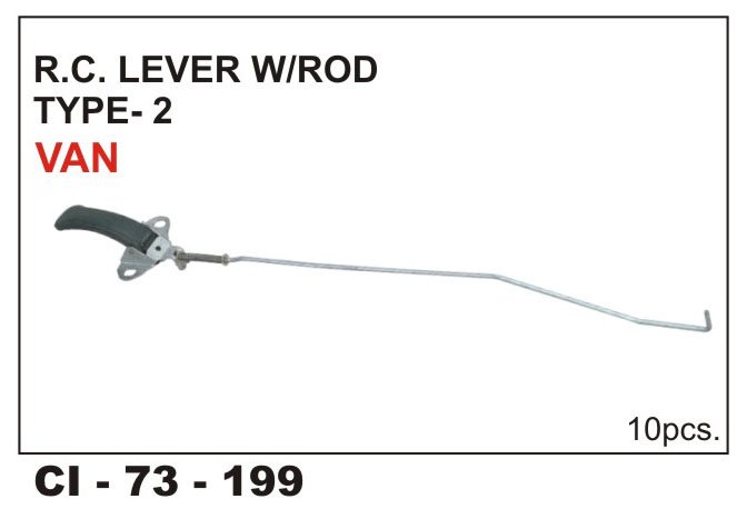 RC LEVER W/ROD W/O/PLATE T2 VAN