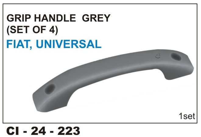 GRIP HANDLE GREY W/KIT (Set of 4) AMB, FIAT