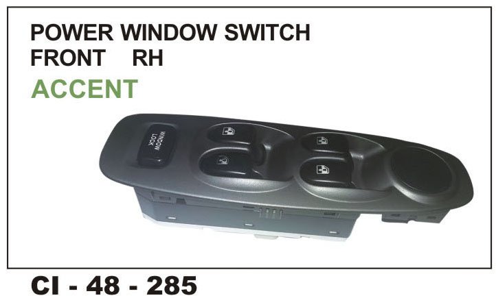 POWER WINDOW SWITCH ACCENT FRONT RIGHT