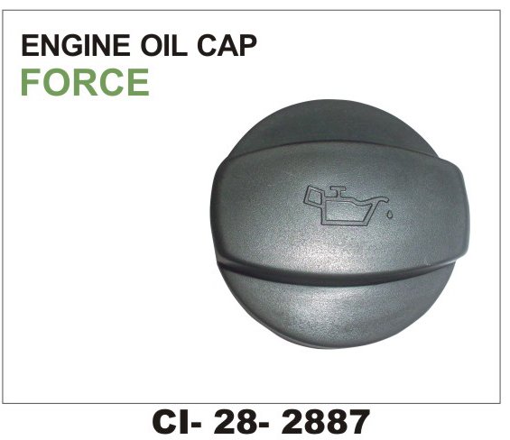 ENGINE OIL CAP (PLASTIC BLACK) CABIN BHARAT BENZ
