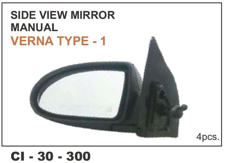 SIDE VIEW MIRROR VERNA ( INTERNALLY ADJUSTABLE )