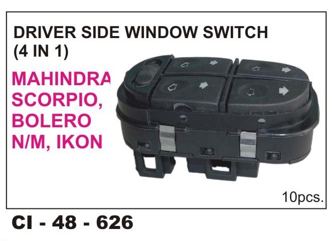 POWER WINDOW SWITCH BOLERO, N/M SCORPIO, IKON FRONT RIGHT CI-1570