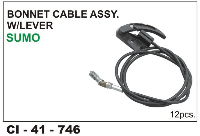 BONNET CABLE ASSY SUMO (TATAPASSENGER)