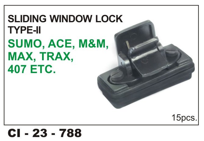 SLIDING WINDOW CATCHER T-2 SUMO, ACE M&M MAX TRAX (TATAHCV, TATALCV &  TATAPASSENGER)