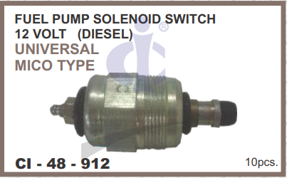 FUEL PUMP SOLENOID SWITCH DIESEL UNIVERSAL