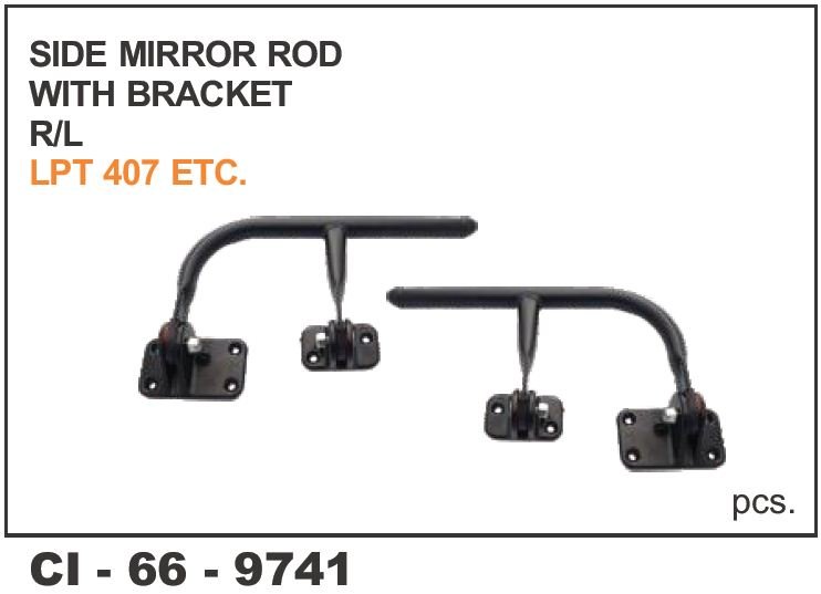 MIRROR ROD W/BRAKET LPT  L/R 