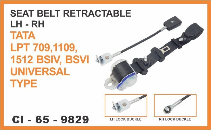 SEAT BELT RETRACTABLE TATA  LPT  UNIVERSAL TYPE