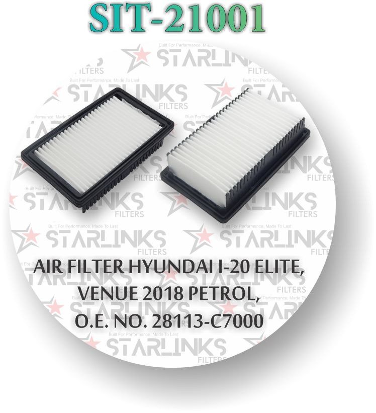 AIR FILTER HYUNDAI I-20 ELITE, VENUE, VERNA 2018 PETROL, KIA SONET