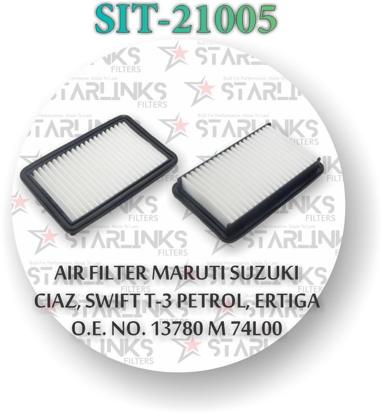 AIR FILTER MARUTI SUZUKI ERTIGA, CIAZ, SWIFT TYPE-3 PETROL