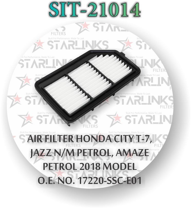 AIR FILTER CITY TYPE -7 JAZZ N/M, PETROL AMAZE PETROL 2018