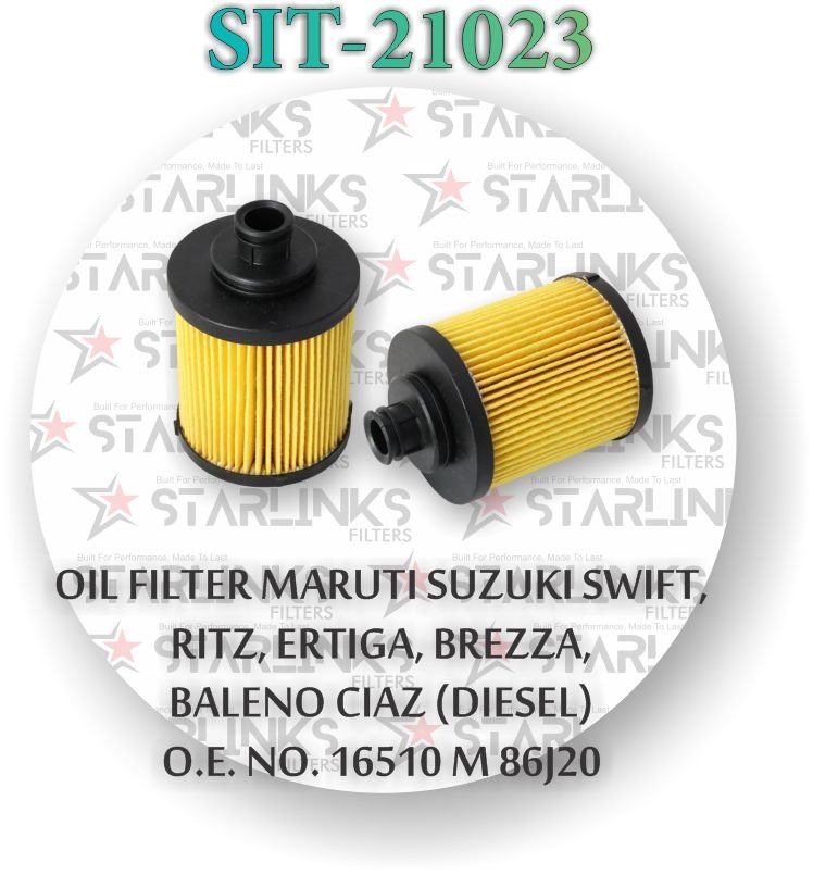 OIL FILTER MARUTI SUZUKI SWIFT, RITZ,  ERTIGA, BREZZA, BALENO, CIAZ (DIESEL), TATA INDICA VISTA