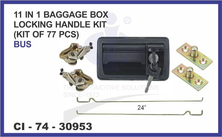 11 IN 1 BAGGAGE BOX LOCKING HANDLE (KIT OF 77 PCS) BUS WITH 24 INCH ROD