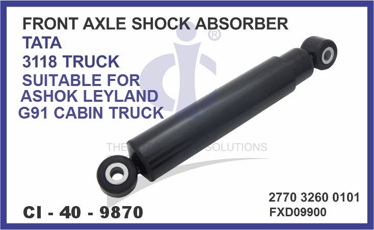 FRONT AXLE SHOCK ABSORBER TATA 3118 TRUCK 745  MM(C TO C) SUITABLE FOR ASHOK LEYLAND G91 CABIN TRUCK