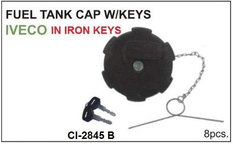 FUEL TANK CAP W/KEYS IVECO IRON KEYS