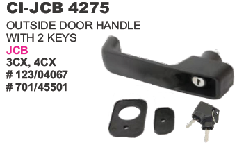 OUTSIDE DOOR HANDLE WITH KEYS JCB 3DX CI-5947
