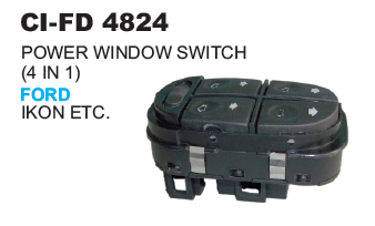 POWER WINDOW SWITCH (4 IN 1) FORD IKON ETC.