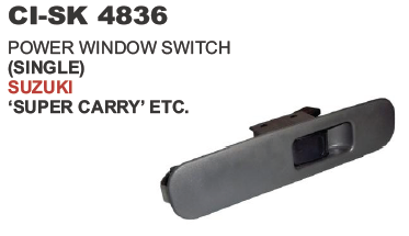 POWER WINDOW SWITCH (SINGLE) SUZUKI 'SUPER CARRY' ETC.