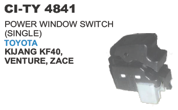 POWER WINDOW SWITCH (SINGLE) TOYOTA KIJANG VENTURE ZACE